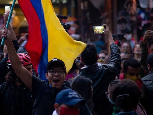 Los estudiantes marcharán en contra del proyecto de reforma tributaria anunciando por el Gobierno Nacional. Foto: Getty Images / VANESSA JIMÉNEZ