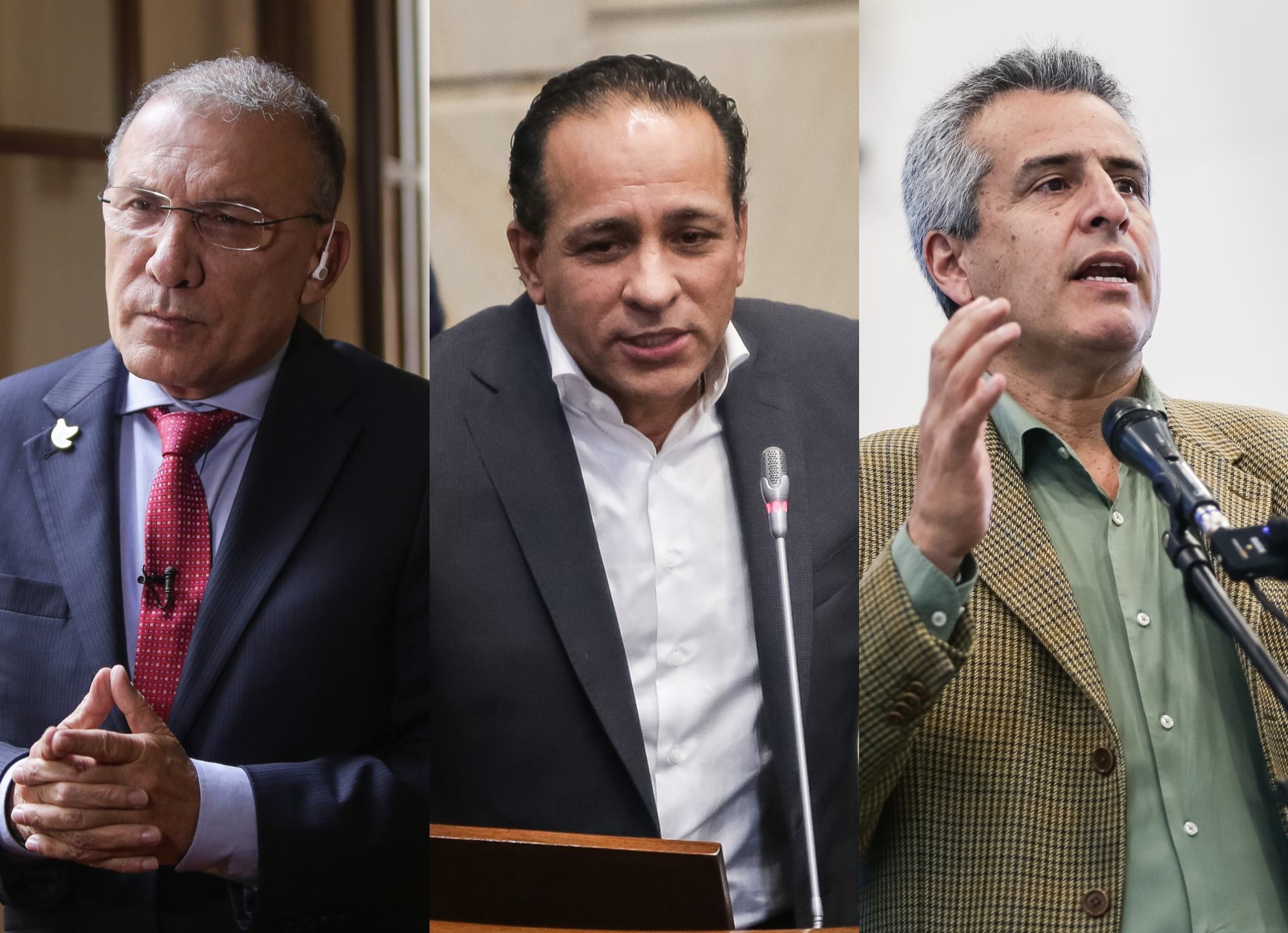 Roy Barreras, Alexander López y Luis Fernando Velasco | Fotos: Colprensa