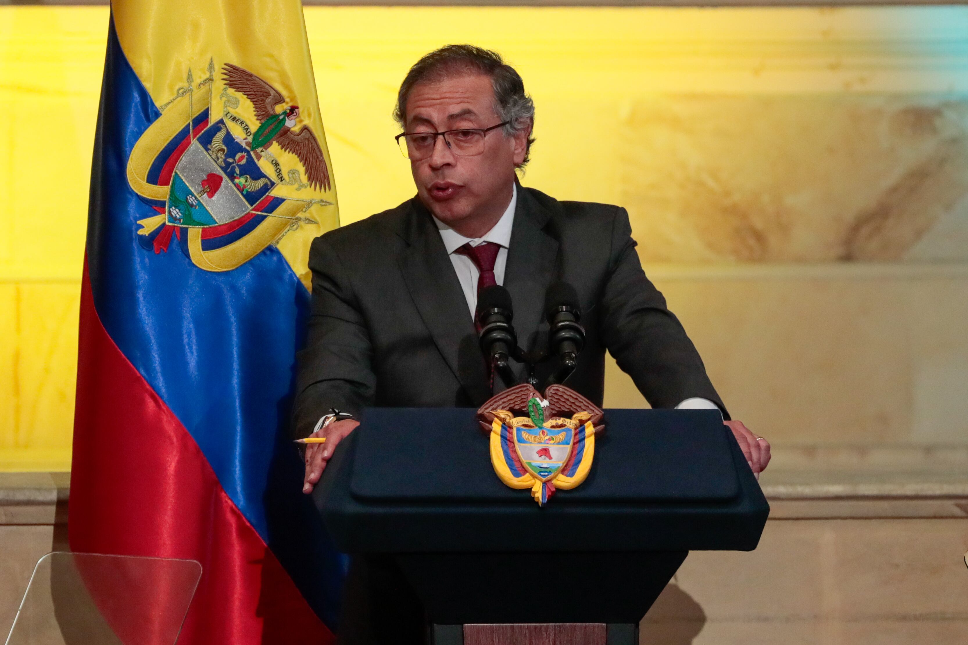 Presidente de Colombia, Gustavo Petro. Foto: EFE/Carlos Ortega