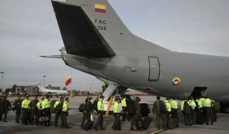 Aviones de la FAC imagen de referencia. Foto: FAC