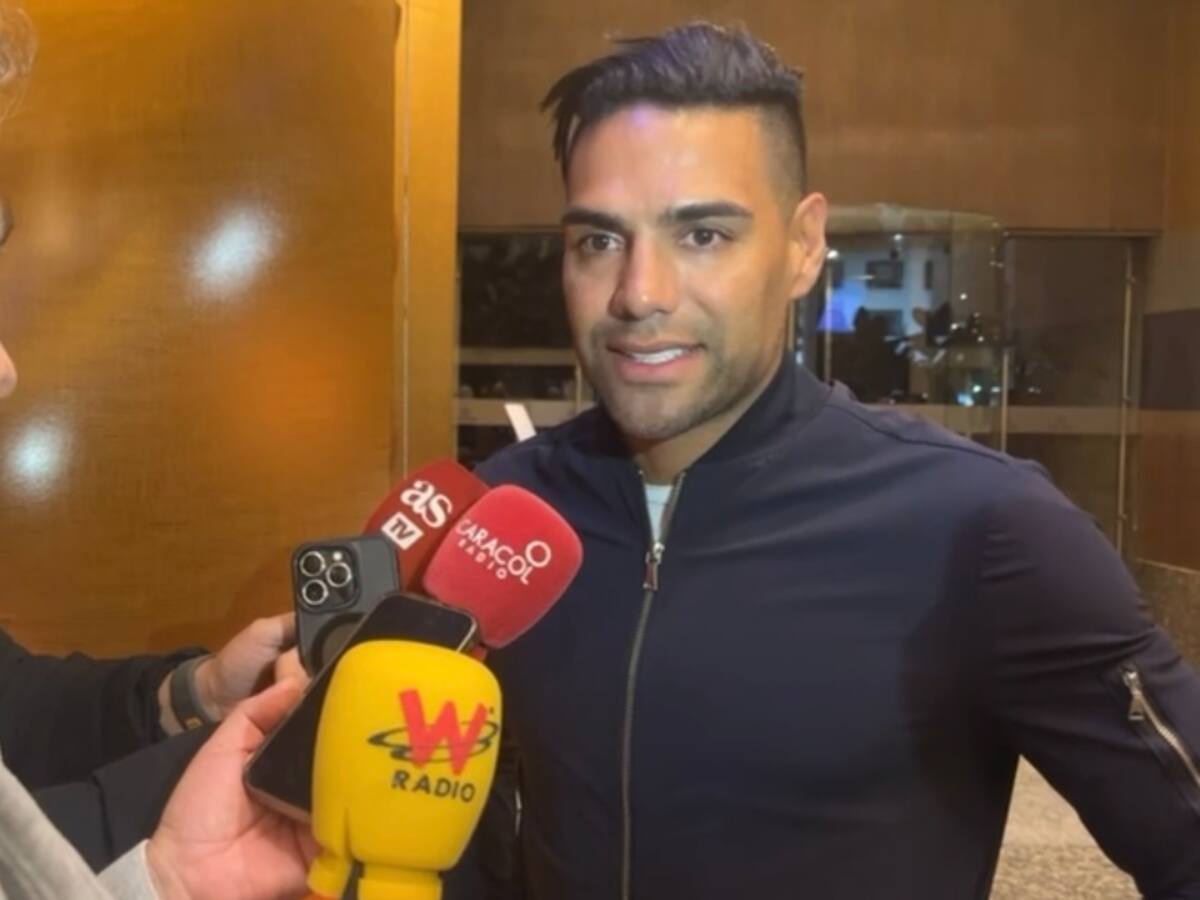 Espero disfrutar cada momento con la camiseta de Millonarios: Falcao a su llegada a Bogotá