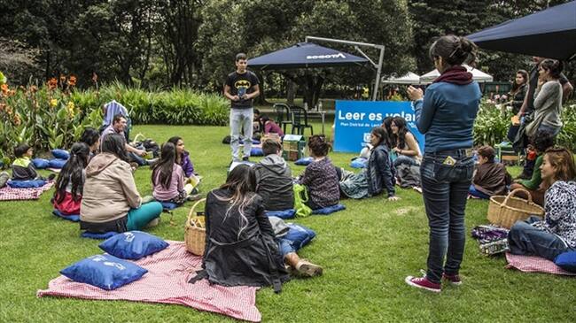 Pícnic literario. Foto: Cortesía: Alcaldía de Bogotá