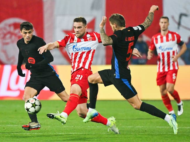 Barcelona vs Estrella Roja. I Foto: ANDREJ ISAKOVIC/AFP via Getty Images.