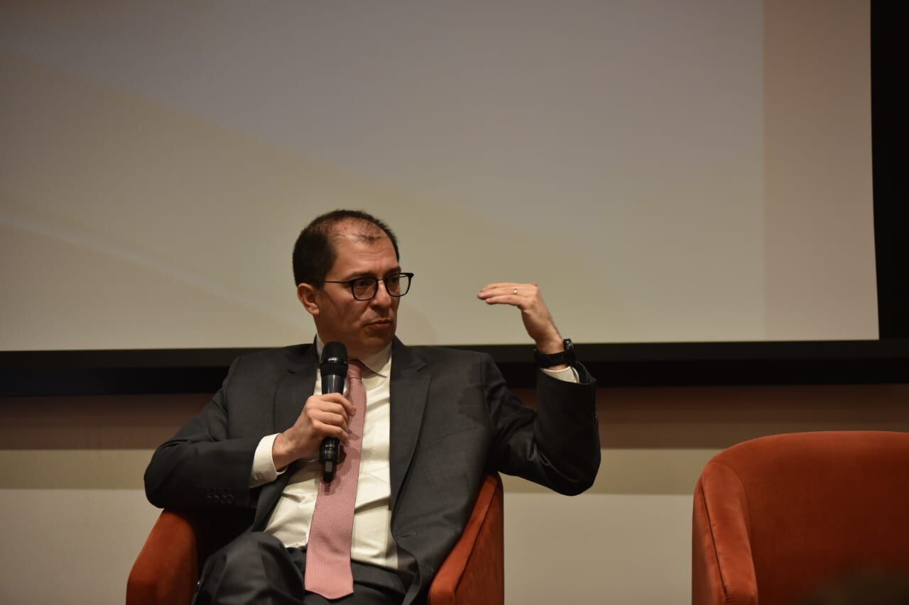 Francisco Barbosa en el foro ‘El estado de la justicia en Colombia’, organizado por Prisa Media. Foto: W Radio
