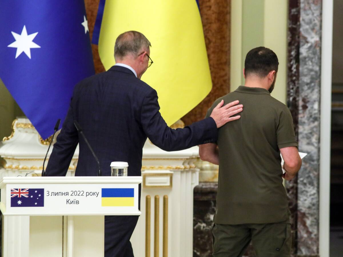 Australia se muestra abierto a enviar tropas para misiones de paz en Ucrania