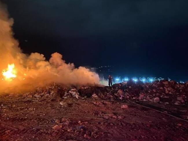 Incendio en el Carrasco. Foto: Suministrada.