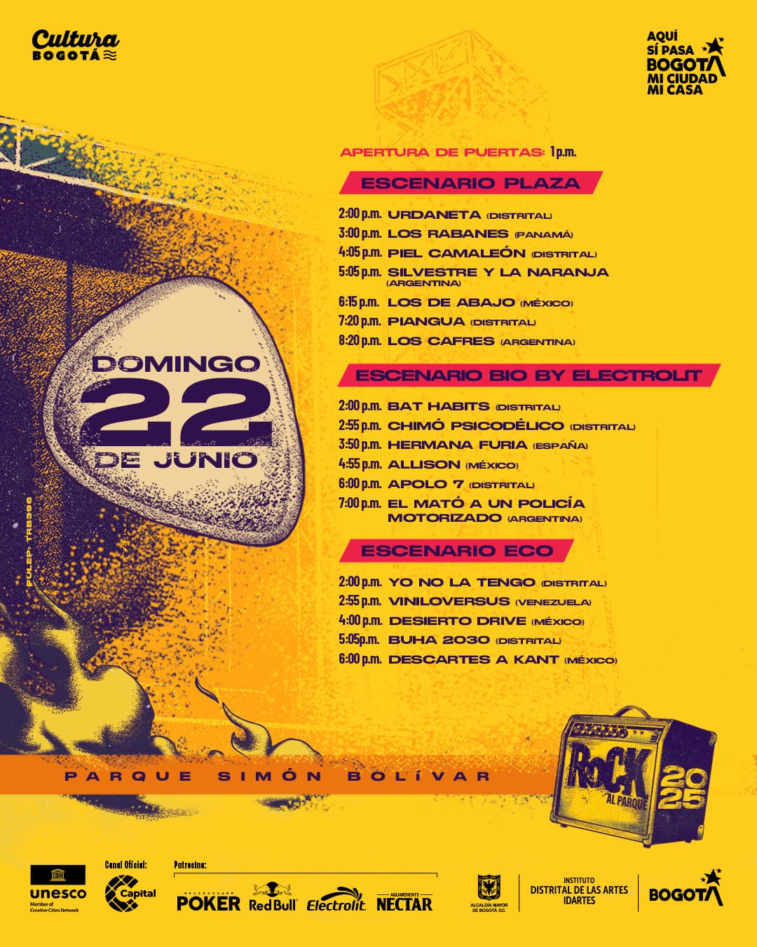 Domingo Rock al Parque 2025
