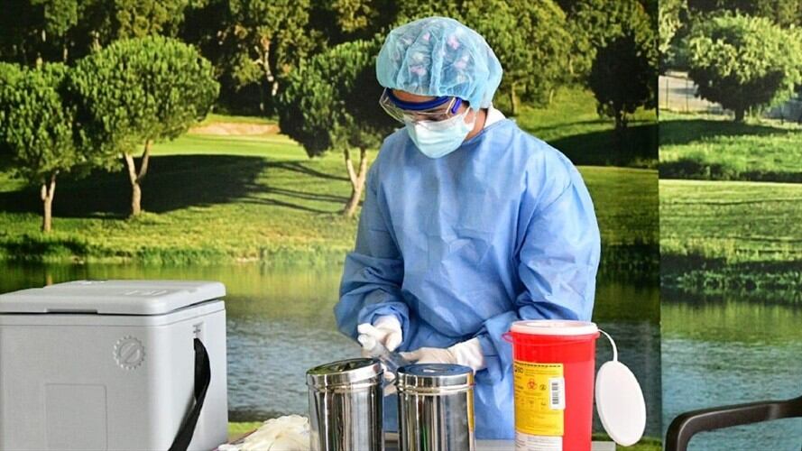 vacunacion covid . Foto: Gobernación de Santander