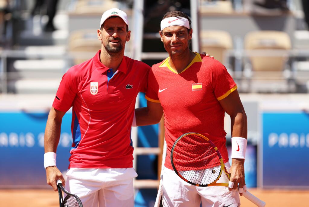 Novak Djokovic y Rafael Nadal. I Foto: Clive Brunskill/Getty Images.