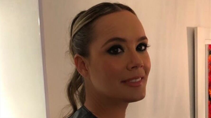 Eva rey, periodista y presentadora española, radicada en Colombia. Foto: Instagram: @evarey_oficial