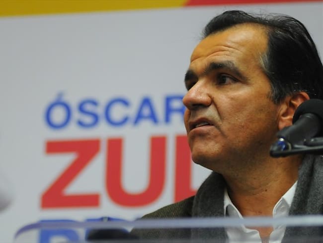 Óscar Iván Zuluaga durante la campaña presidencial. Foto: Colprensa
