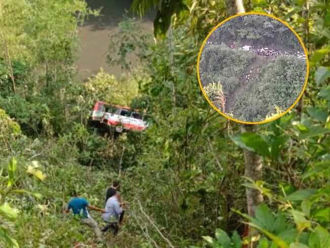 Accidente en vía de Cundinamarca deja cuatro muertos y ocho heridos. Foto: Suministrada.