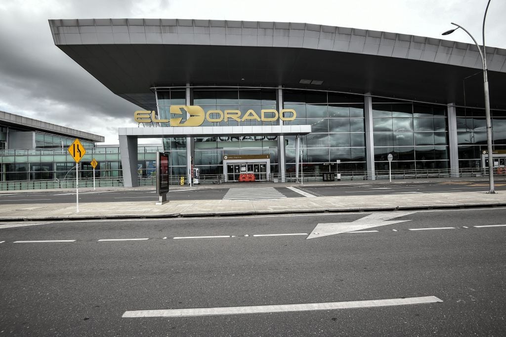 Aeropuerto El Dorado en Bogotá. Foto: Getty Images.
