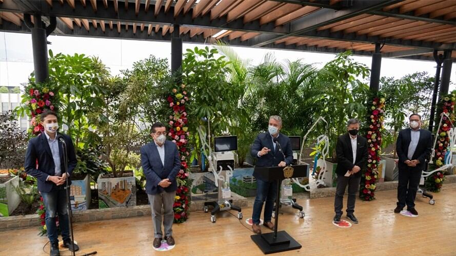 Visita del presidente Iván Duque a Medellín. Foto: Presidencia
