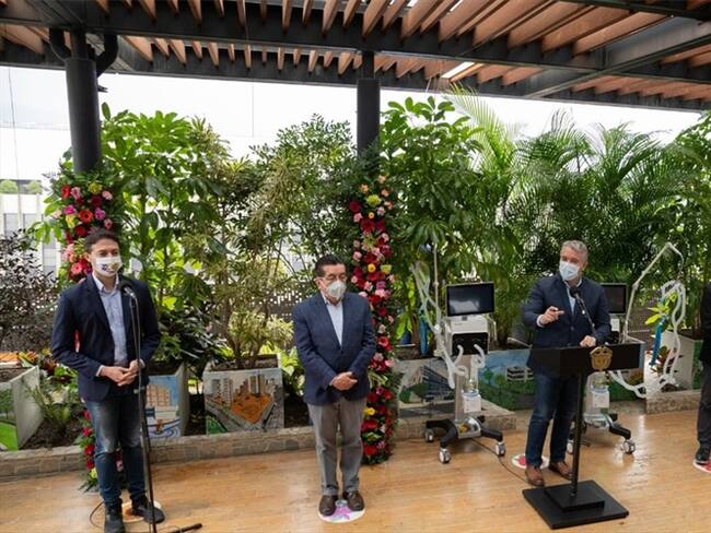 Visita del presidente Iván Duque a Medellín. Foto: Presidencia