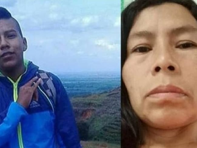 El propósito de la movilización es rechazar el reciente asesinato de Amparo Guejia y su hijo Juan Pablo Dicué en Caloto. Foto: Acín