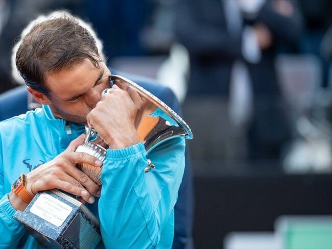 Después de barrer a Djokovic en el primer set, Nadal pudo cerrar el encuentro en dos sets. Foto: Getty Images