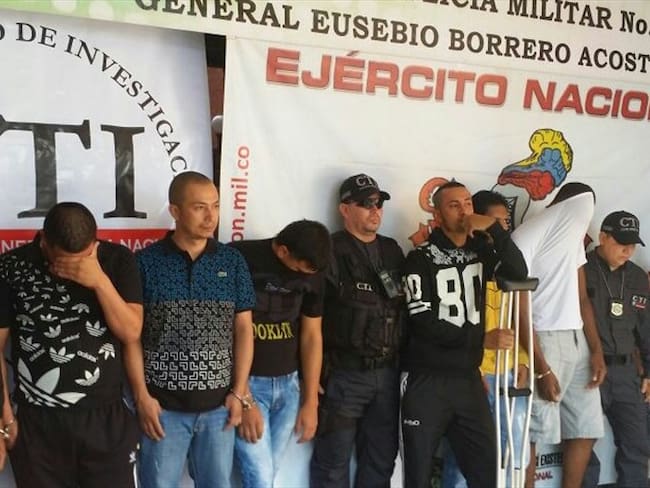 Nueve integrantes de la banda criminal fueron capturados. Foto: Erika Rebolledo - W Radio.