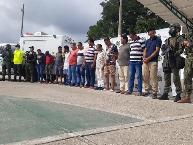 Armada captura a 13 integrantes del Clan del Golfo en Sucre