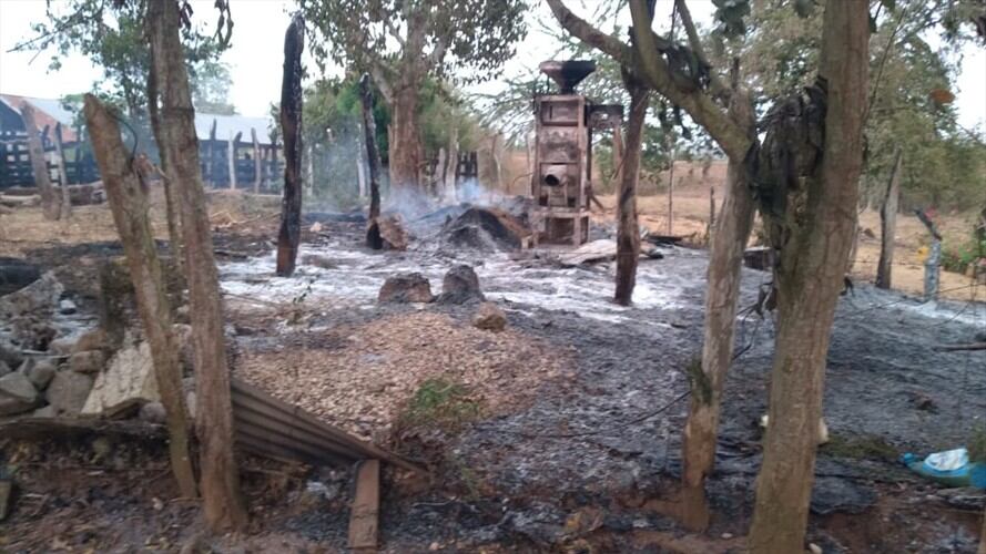 Menor de 6 años fue asesinado con arma de fuego en zona rural de Purísima, Córdoba.Foto:cortesía (lugar de los hechos).