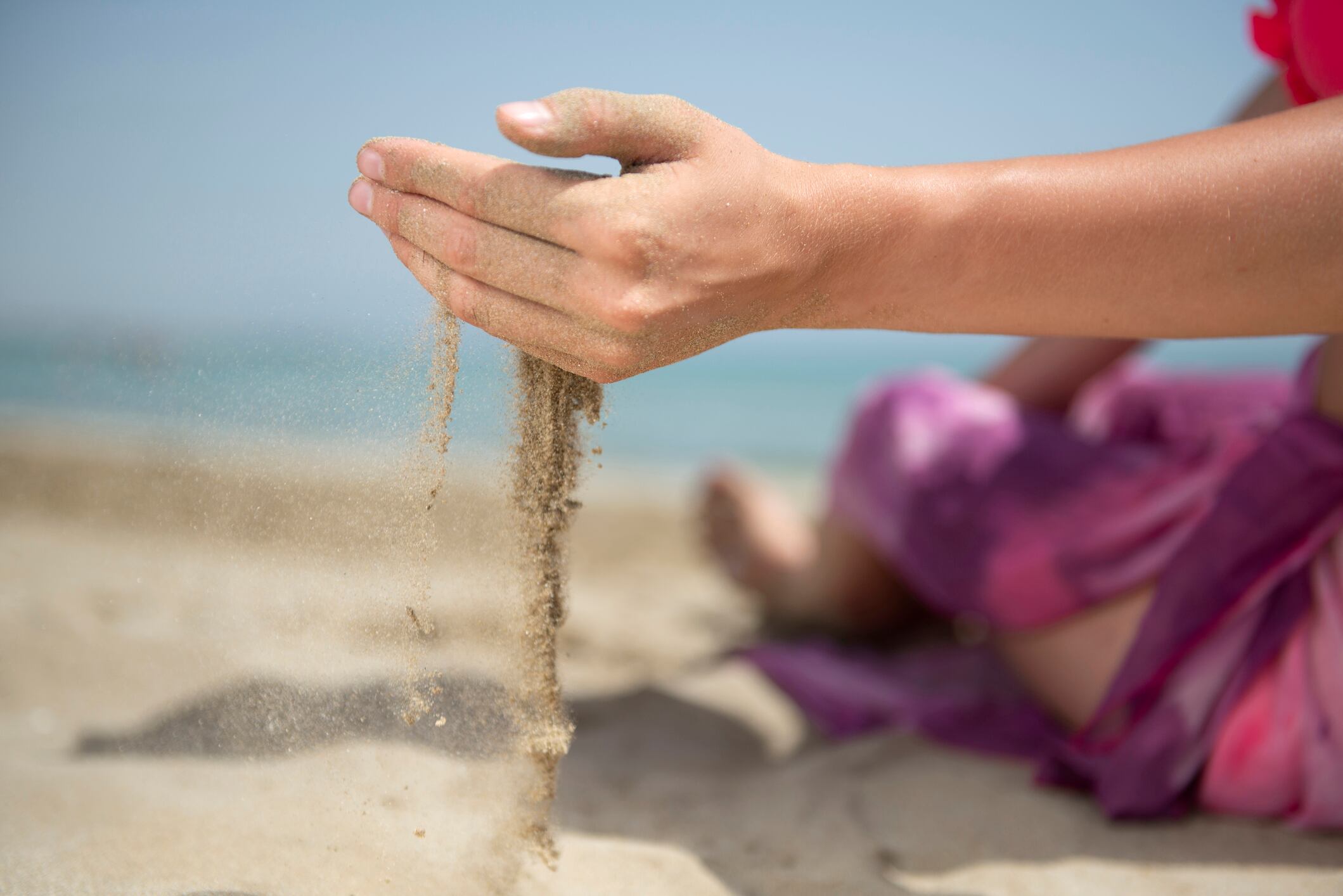 Imagen de referencia de arena en la playa.