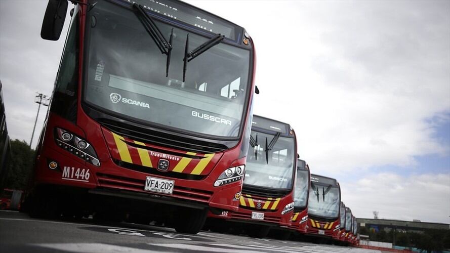En la parte occidental de la estación Transversal 91 de Transmilenio, se construirán dos nuevos vagones unidireccionales. Foto: Colprensa / SERGIO ACERO