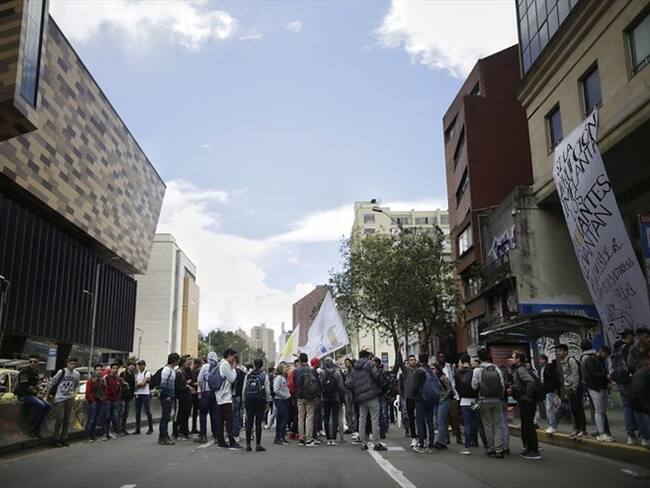 Universidad Distrital suspende temporalmente clases. Foto: Colprensa