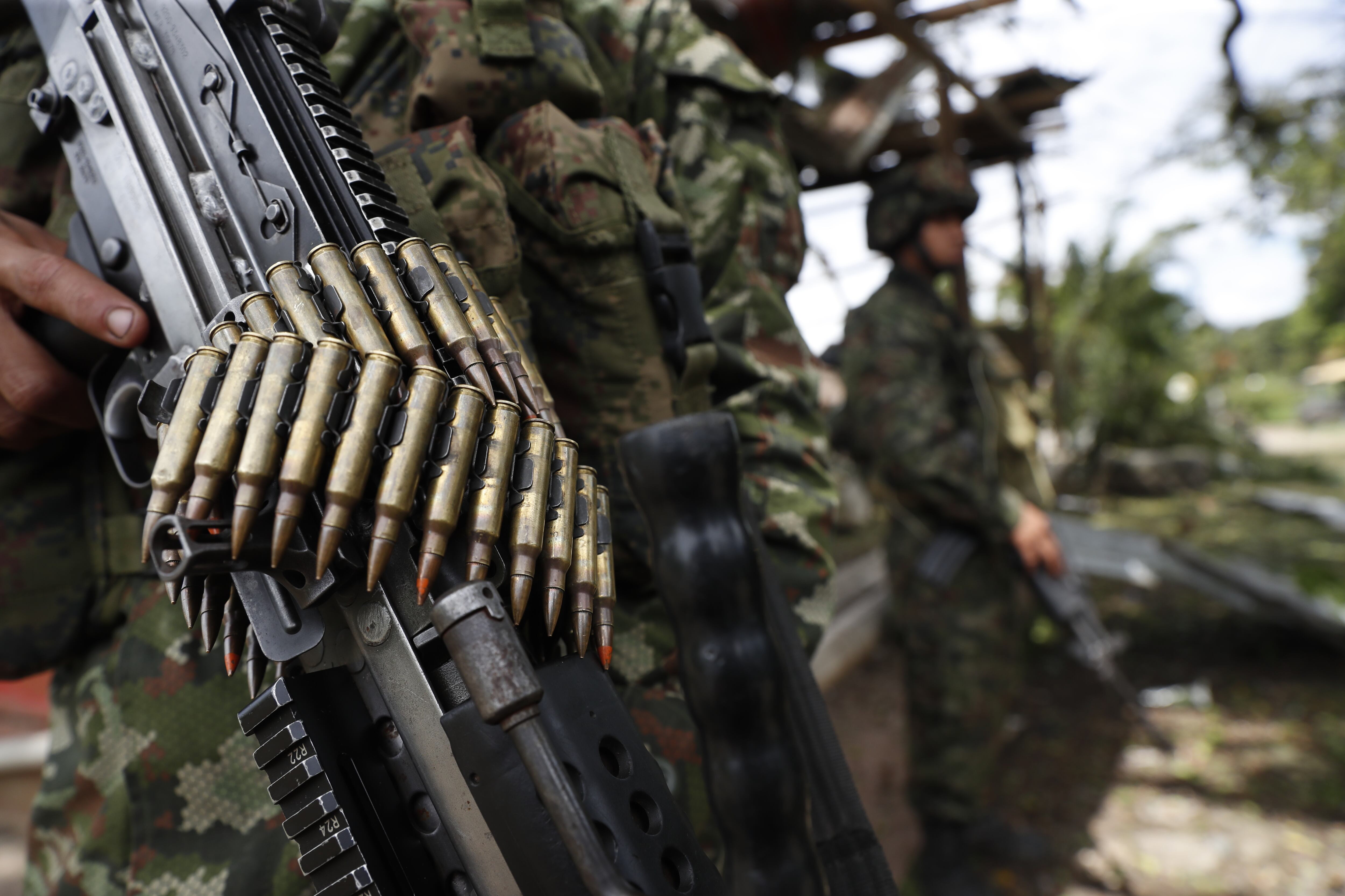 Integrantes de las Fuerzas Armadas. EFE / Ernesto Guzmán