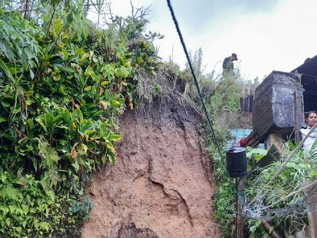 Afectaciones por lluvias en Anserma, Caldas. Crédito: Defensa Civil de Anserma, Caldas.