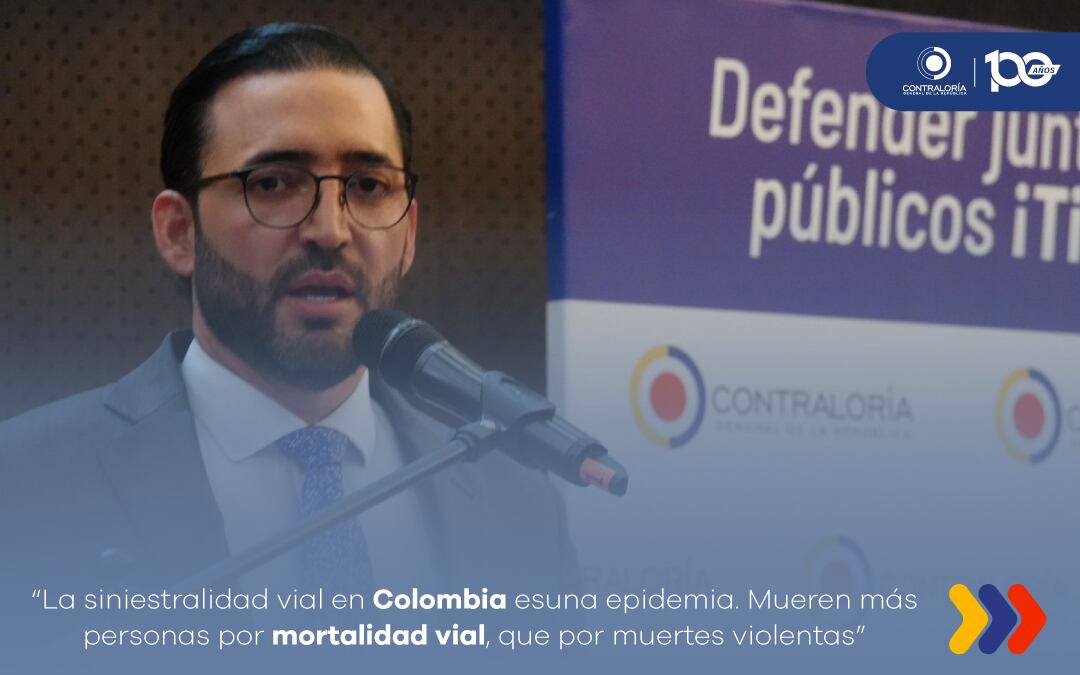 Contraloría alerta por alarmante cifra de muertes en las vías: “una epidemia silenciosa”