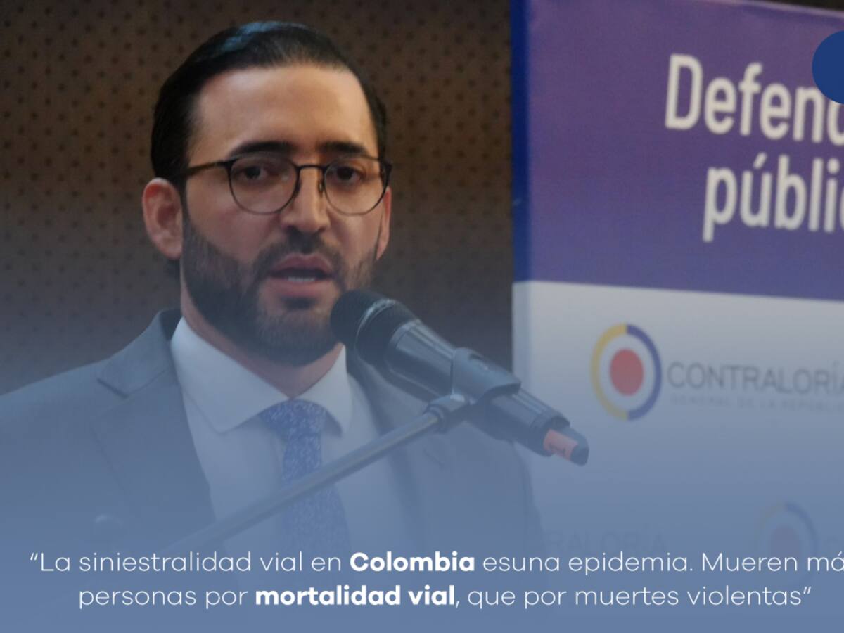 Contraloría alerta por alarmante cifra de muertes en las vías: “una epidemia silenciosa”