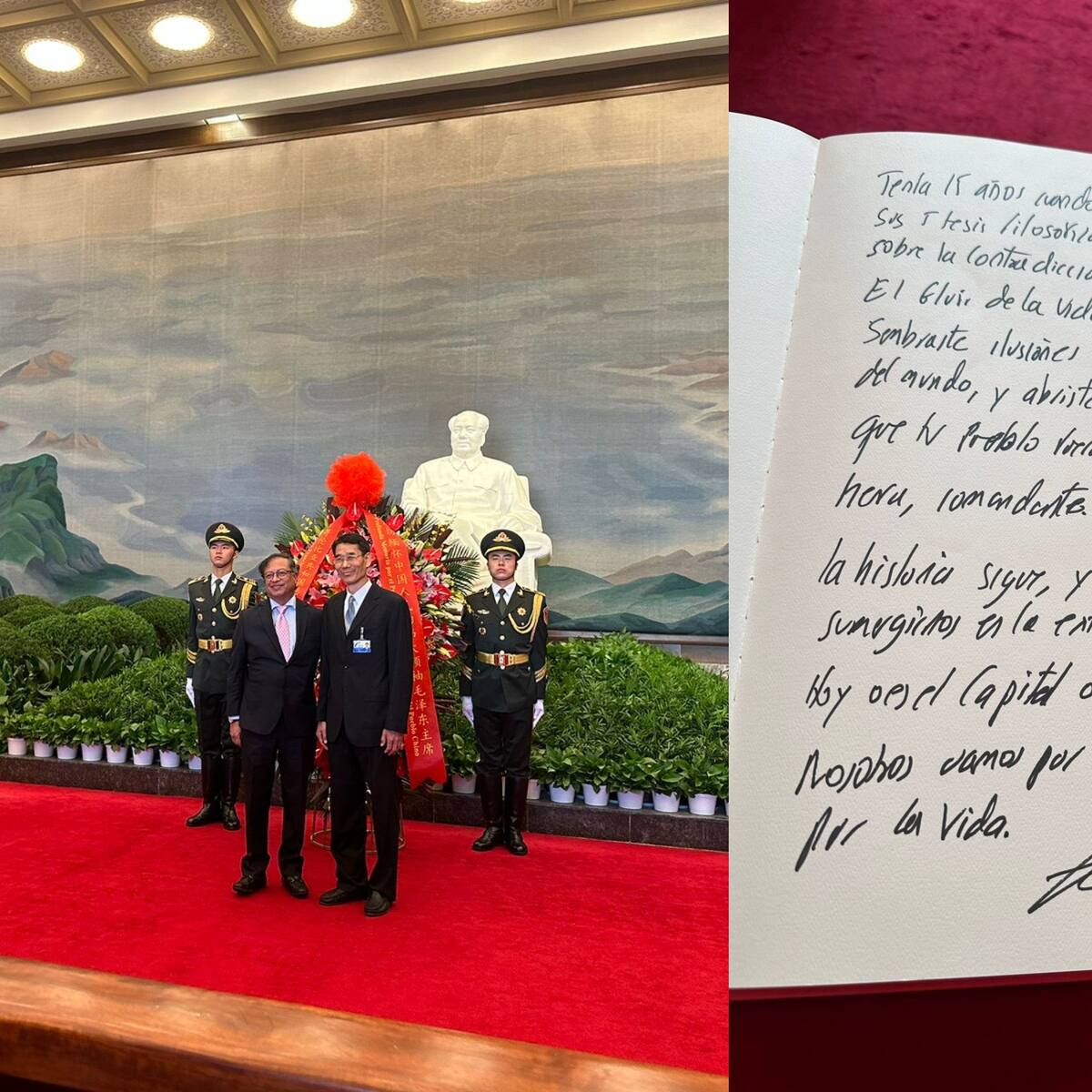 Petro asegura que Mao Zedong lo inspiró en su vida política: dejó mensaje en su mausoleo
