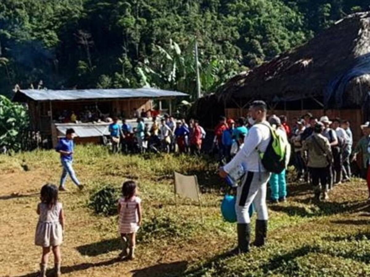Más de 300 indígenas llegaron a Risaralda desplazados desde el Chocó