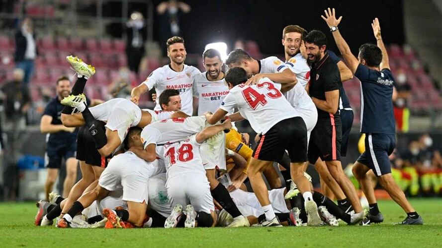 El Sevilla supera 3-2 al Inter de Milán. Foto: AFP