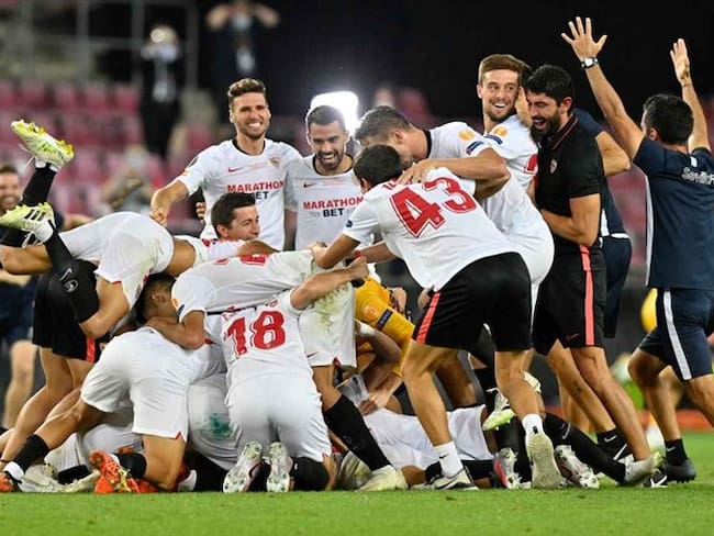 El Sevilla supera 3-2 al Inter de Milán. Foto: AFP