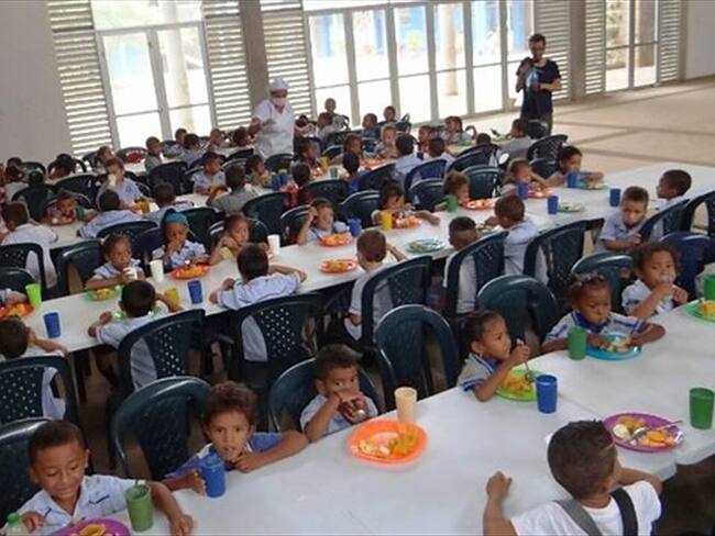 Alimentación Escolar en Montería. Foto: Colprensa