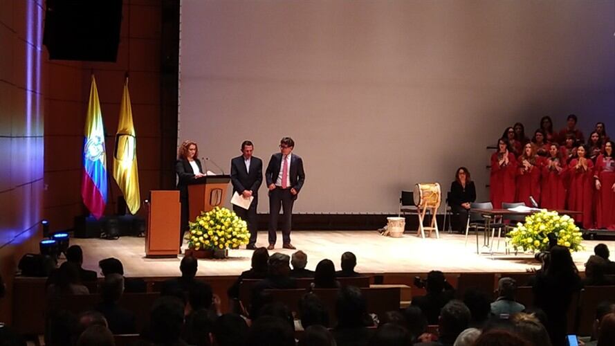 El exministro de salud Alejandro Gaviria se posesionó como nuevo rector de Uniandes. Foto: Cortesía