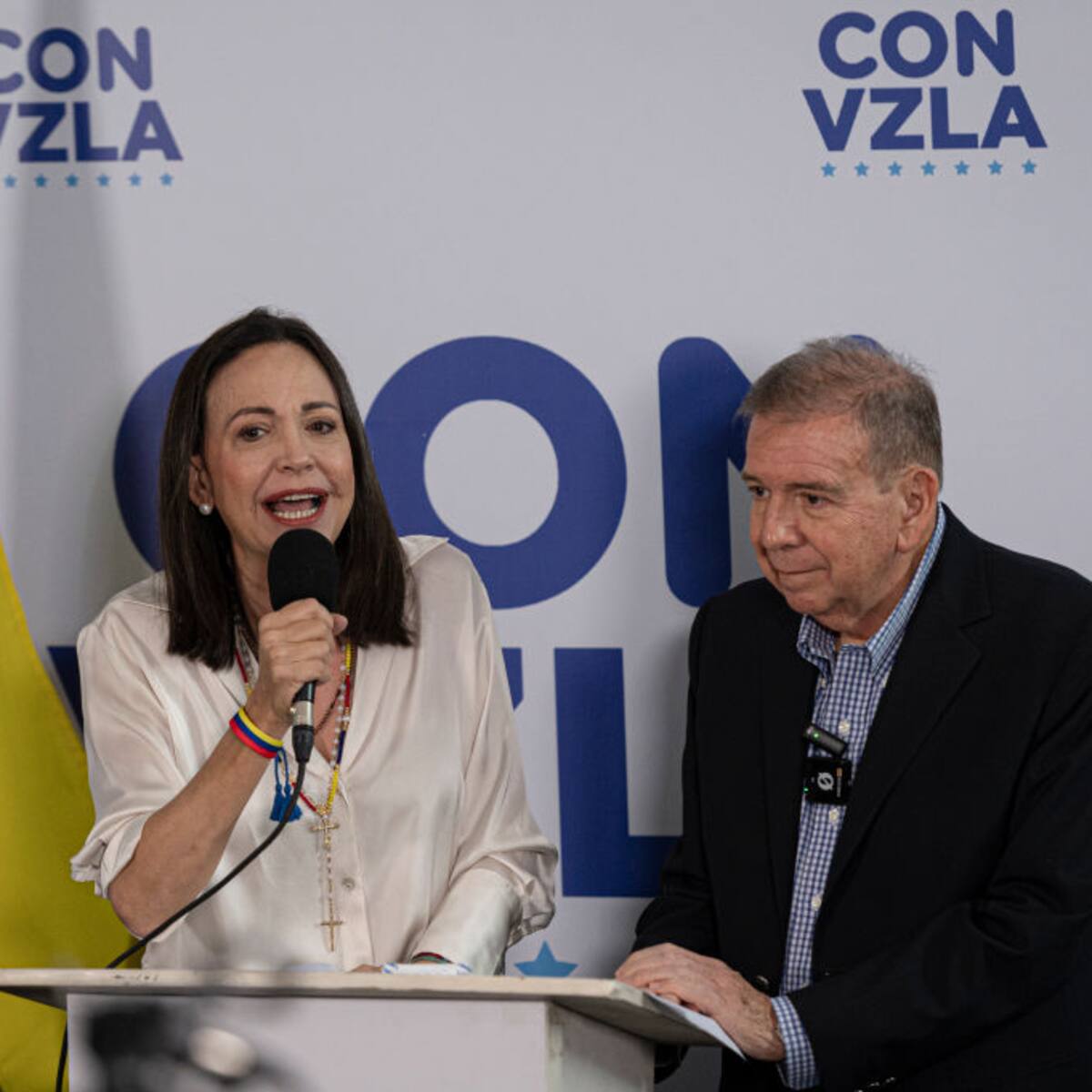 EEUU advierte presión internacional a Maduro si arresta a María Machado y Edmundo González