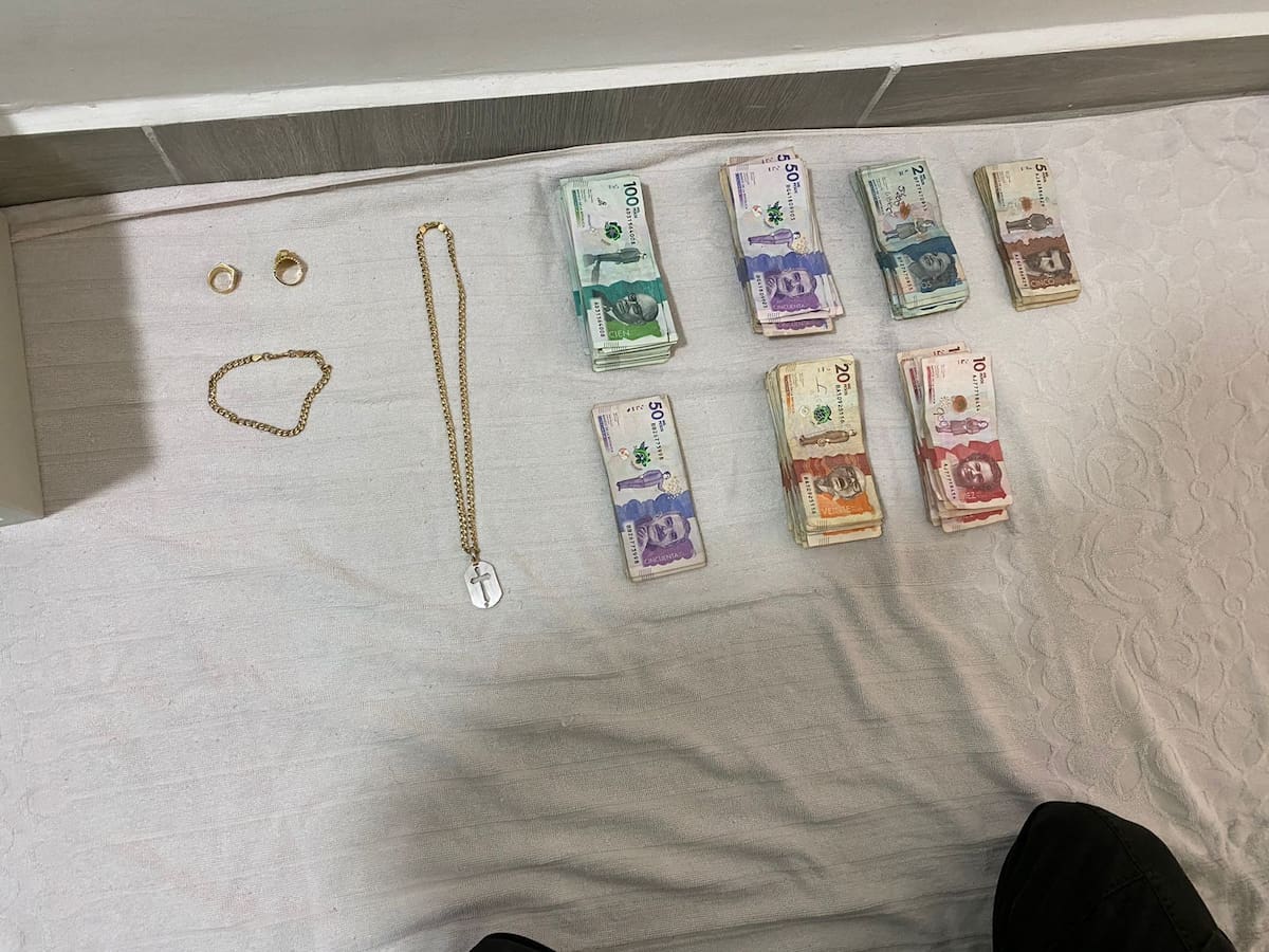 Incautan joyas y dinero en efectivo a banda “La Inmaculada” de Tuluá