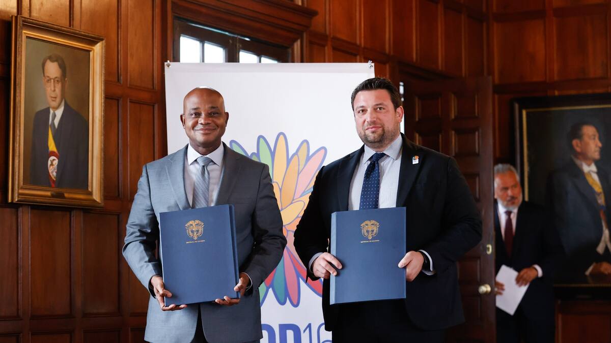 Se firma acuerdo entre Colombia y Naciones Unidas para garantizar la seguridad de la COP16