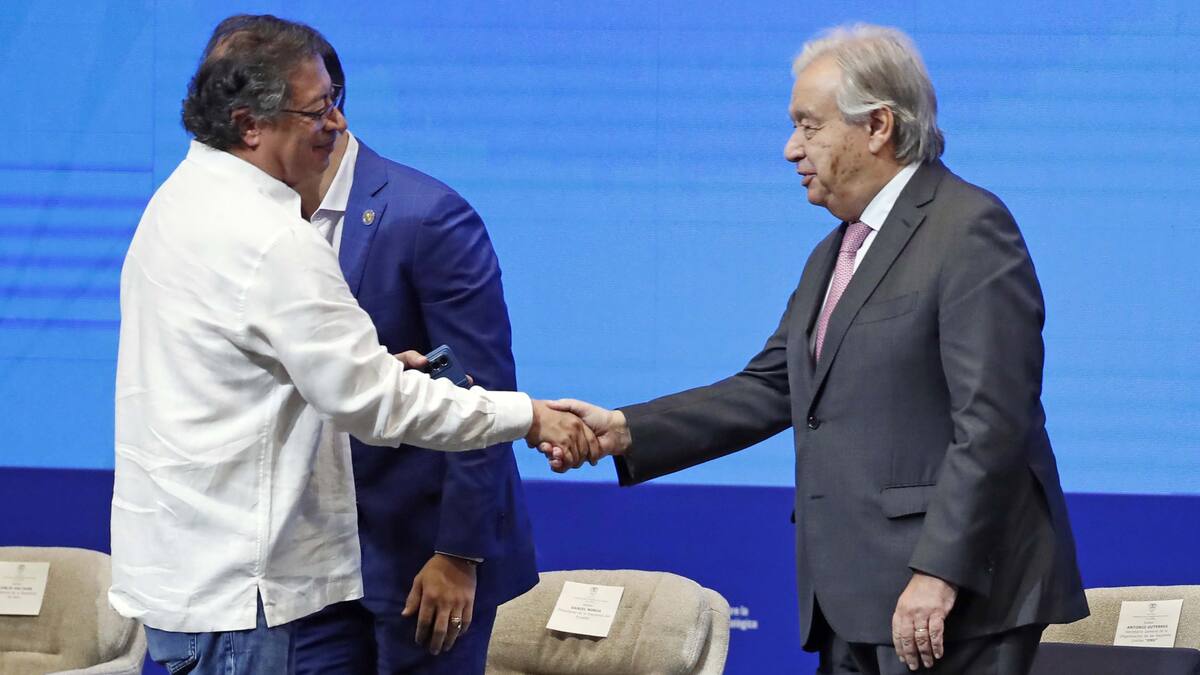 Petro y Guterres acordaron revisar la metodología de la UNODC