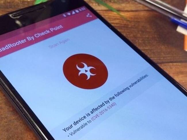El problema afecta a los dispositivos que contienen chips de Qualcomm. Foto: BBC Mundo.
