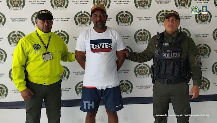 Cayó el presunto narcotraficante alias ‘Negrito’. Foto: Fiscalía