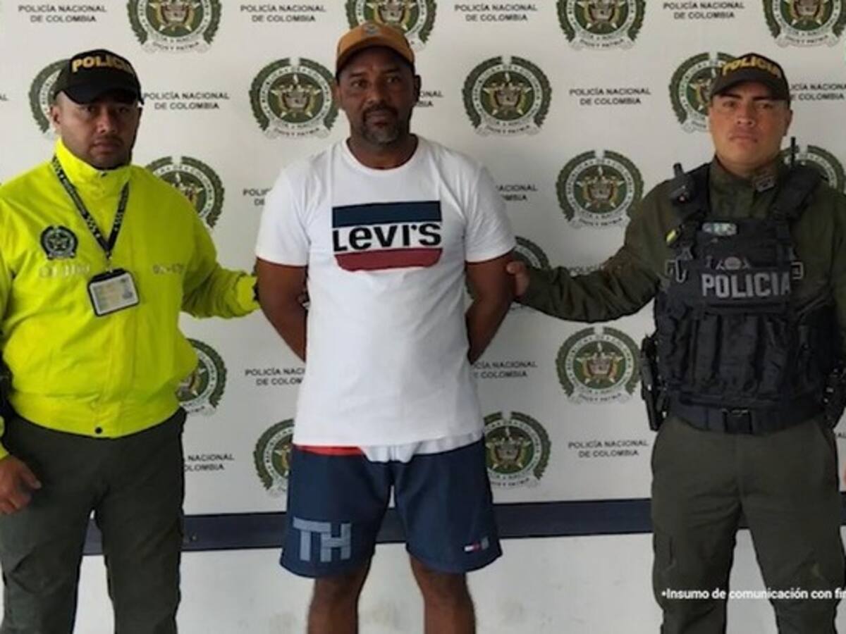 Cayó el presunto narcotraficante alias ‘Negrito’, pedido en extradición por Estados Unidos