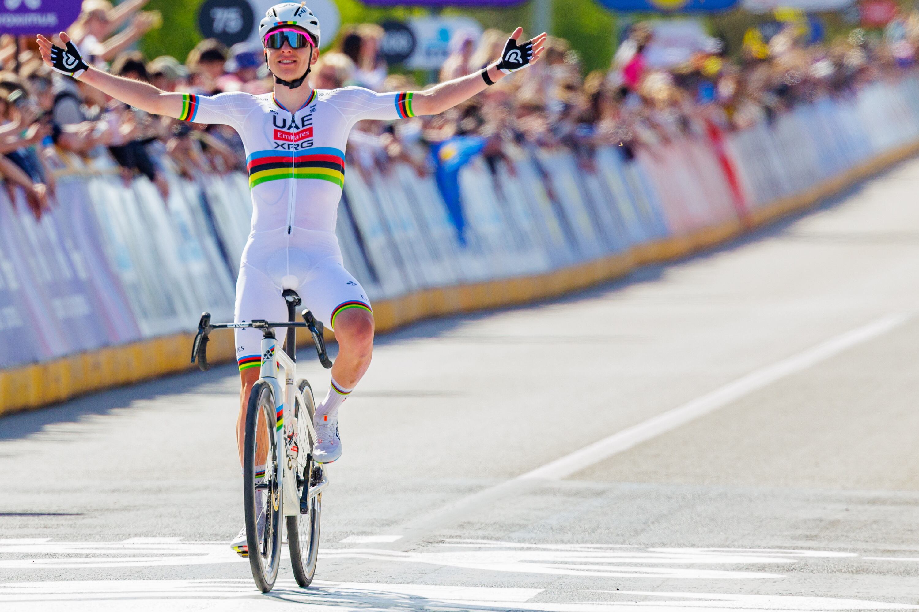Tadej Pogacar. FOTO: EFE/EPA/OLIVIER MATTHYS