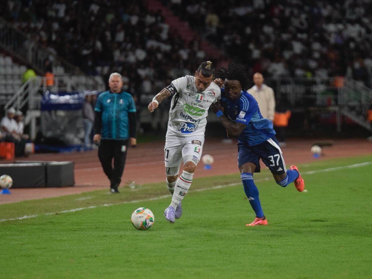 Once Caldas y Millonarios empataron y dividieron puntos en la Liga BetPlay