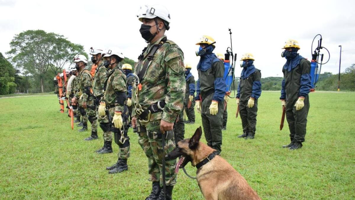 Soldados del Ejército listos para mitigar afectaciones del invierno en Caquetá