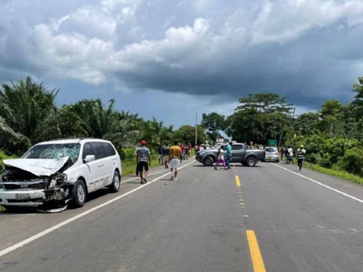 Accidente de tránsito en la vía María La Baja – El Viso deja tres personas muertas