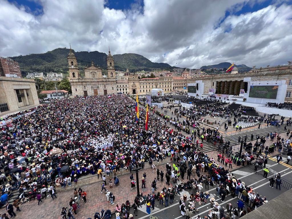 Posesión de Gustavo Petro.