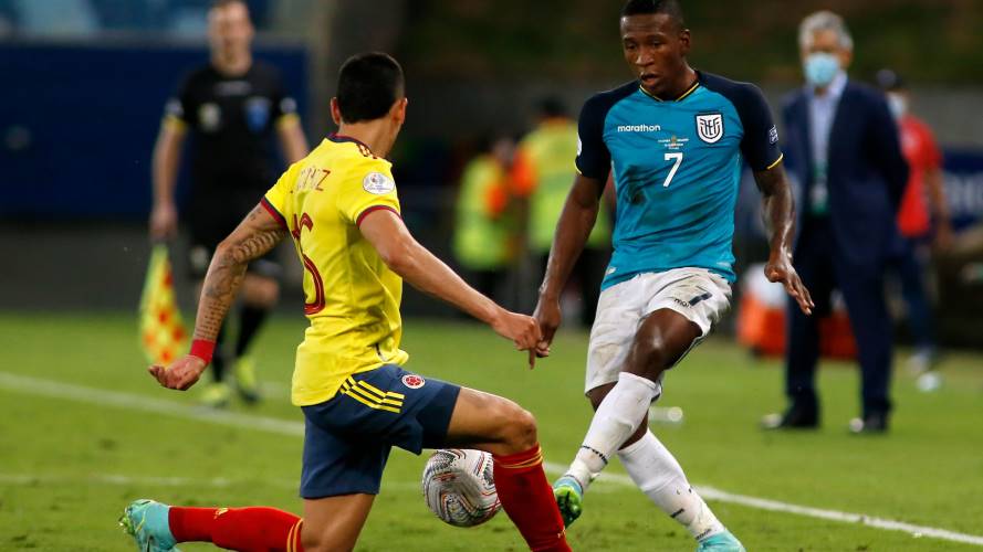 Selección Colombia vs Ecuador. Créditos: Getty Images